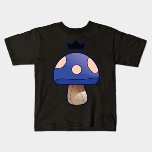 POWER MUSHROOM - BLUE Kids T-Shirt